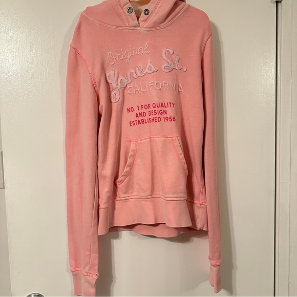 H&M L.O.G.G. Pink Hooded Sweater - Picture 1 of 1